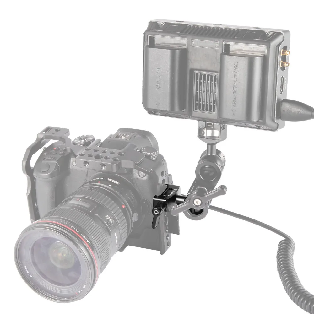 SmallRig двойная DSLR камера с шаровой головкой удлинитель Magic Arms Monitor крепления