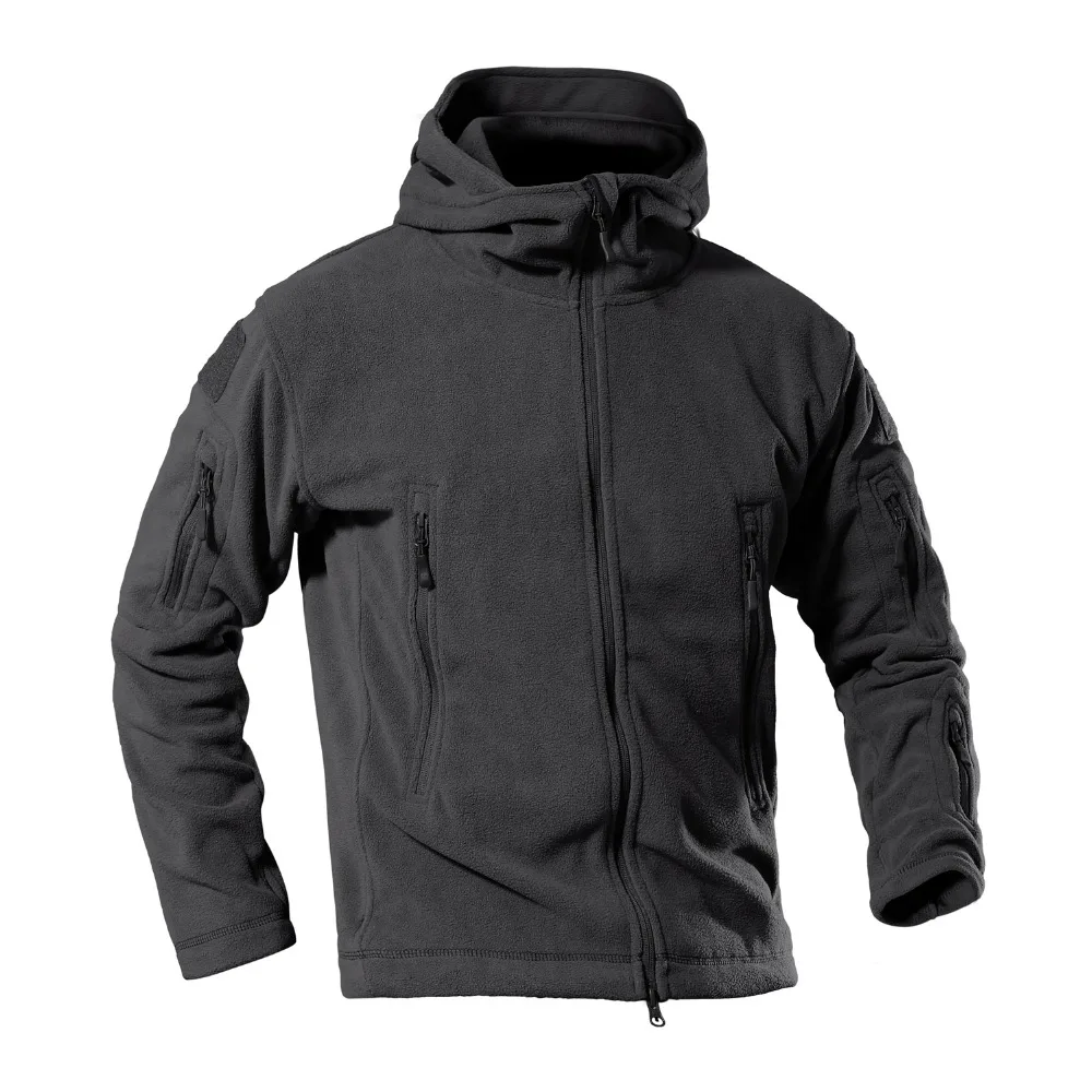 Горячая S-4XL Тактическая Военная руно акулья кожа Softshell куртка с капюшоном