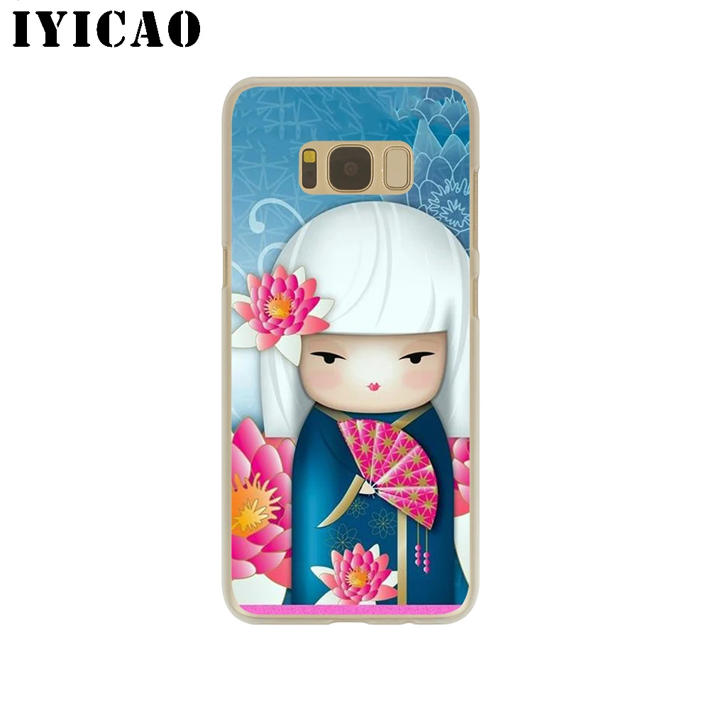 Kawaii Japanese Kokeshi Doll жесткий чехол для Samsung Galaxy S10e S10 S9 S8 Plus S6 S7 Edge Note 9 8 10 | Мобильные