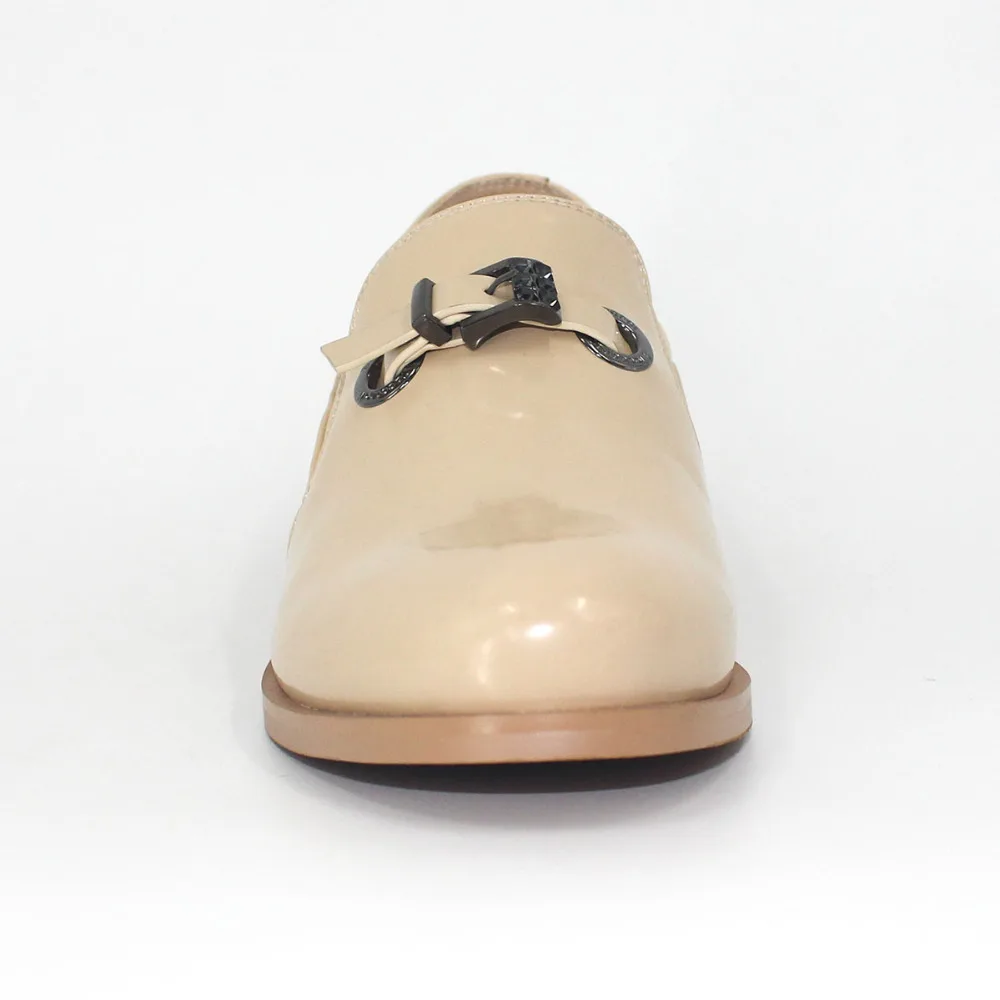 Классический Обувь Для женщин телесного цвета Цвет на низком каблуке