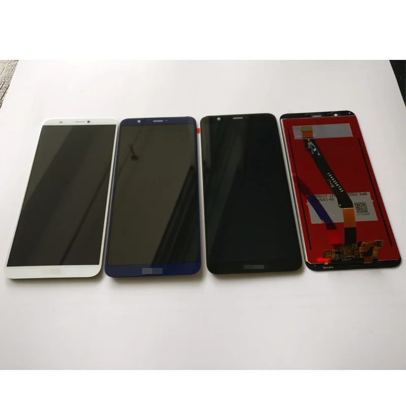 100% протестированный Черный/Белый Новый Для Huawei P Smart FIG-LX1 / FIG-L21 Полный ЖК-дисплей +