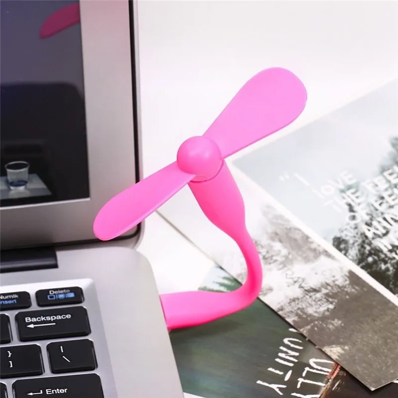BinFul USB вентилятор гибкий мини USB выход портативный вентилятор охлаждения USB гаджеты для планшета power Bank компьютер съемный