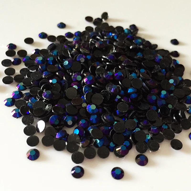 

1000pcs/bag DIY Nail art Black purple Jelly AB resin Rhinestones 2mm/3mm Flatback AB Rhinestones Nail decoration crystal drill