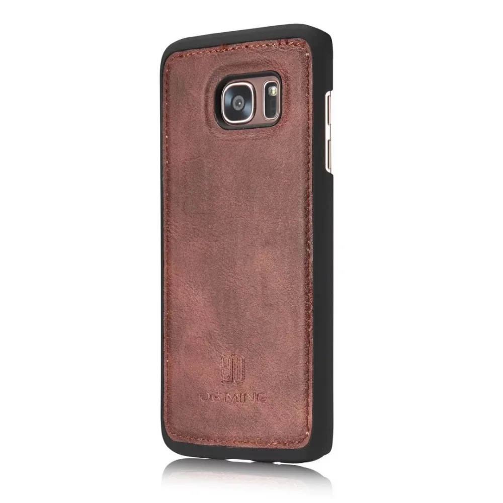DG. MING 2 в 1 для Galaxy S7 Edge чехол Роскошный из искусственной кожи 3 слота карт G935