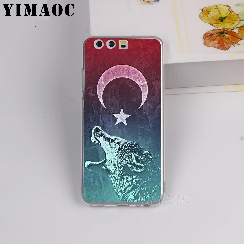 YIMAOC turkey turkish flag Soft TPU Cover for Huawei Honor 6A 7X 7A Pro 8C Mate 10 Note 9 Lite Y6 Y9 Y7 Prime 2018 Cases |