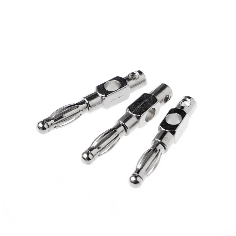 10 шт красный черный 4 мм паяльные боковые штабелируемые банановые штекеры L15|plug