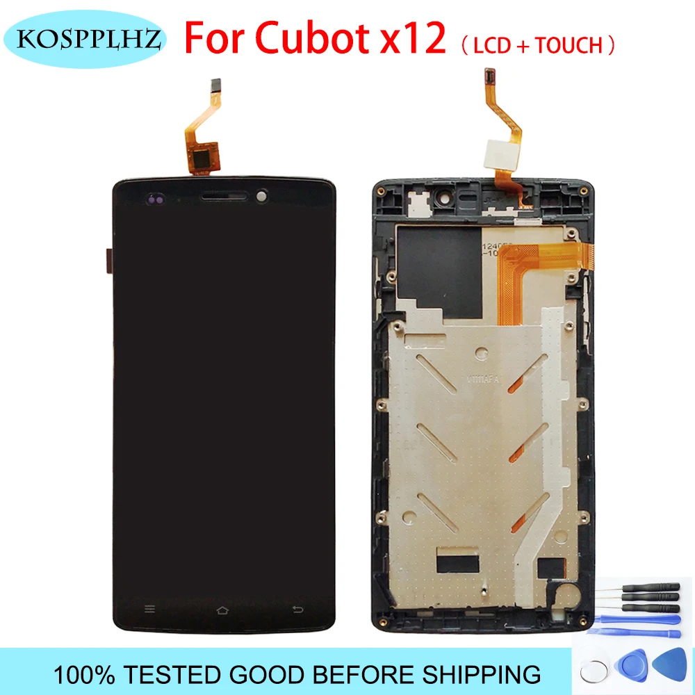 Для CUBOT X12 ЖК-дисплей + сенсорный экран дигитайзер стеклянная панель Замена в