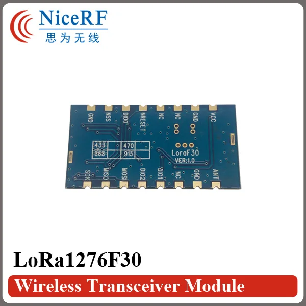 10 шт./лот Lora1276F30 1 Вт 915 мГц Беспроводной RF модуль | 6-8 км на большие расстояния и высокая чувствительность(-120 дБм