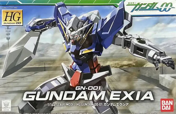 Bandai Gundam 1/144 HG GUNDAM EXIA мобильный костюм сборные модели наборы фигурки детские