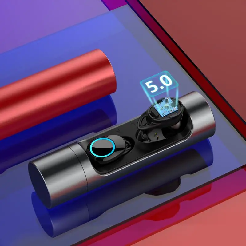 Мини TWS True Беспроводные Bluetooth 5 0 наушники с сенсорным управлением Близнецы стерео