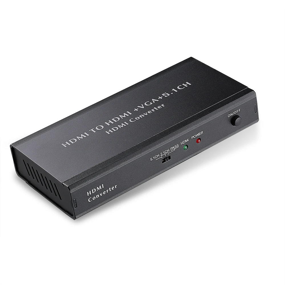 HDMI VGA SPDIF коаксиальный наушники 2CH/5.1CH аудио экстрактор адаптер преобразователя|hdmi