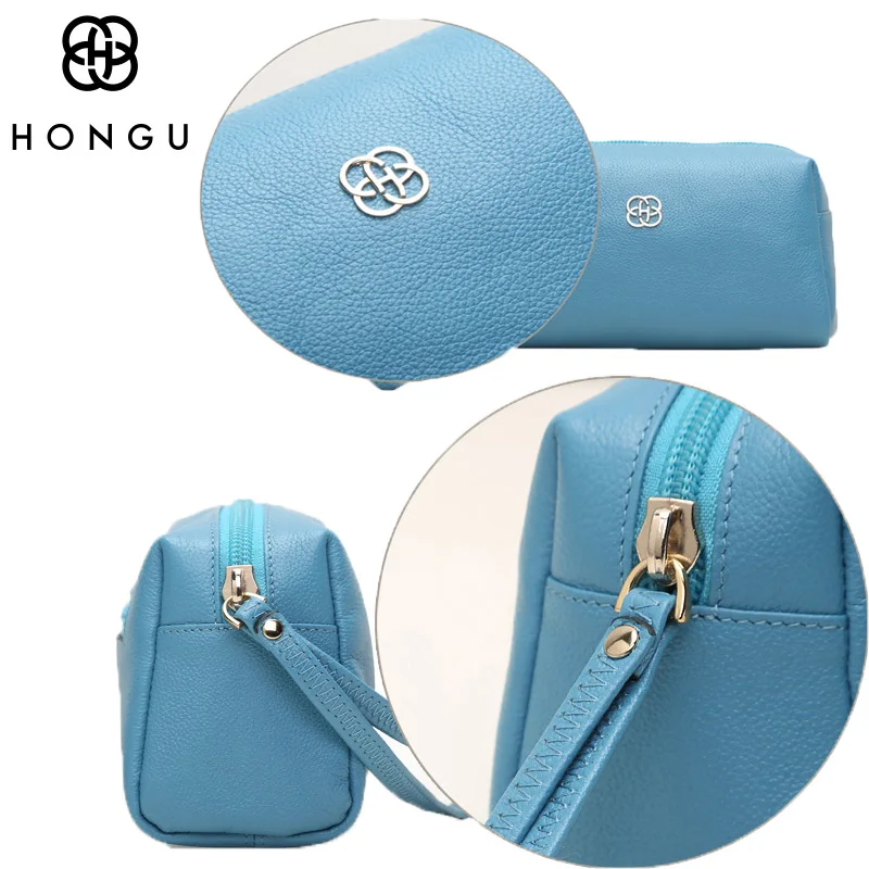 HONGU женская сумка мессенджер из натуральной кожи женские сумочки кошельки для