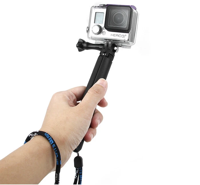 Для Аксессуары для штатива Gopro рукоятка с ремешком и Винт Hero 5/4/3 +/3/2 SJCAM SJ4000 SJ5000 eken H9
