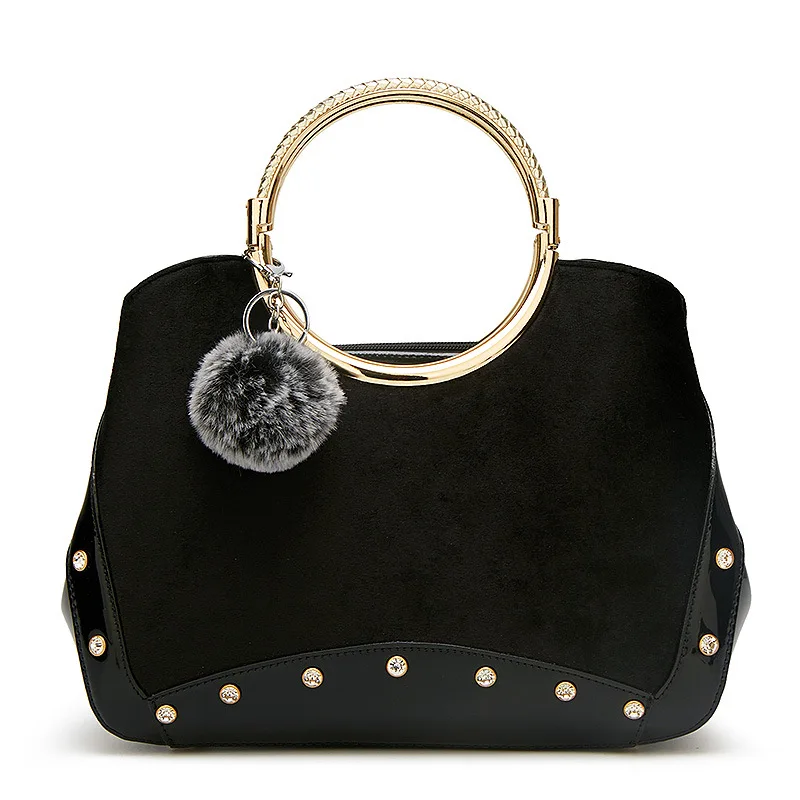 ICEV Новая модная велюровая кожаная сумочка роскошные дизайнерские сумки с