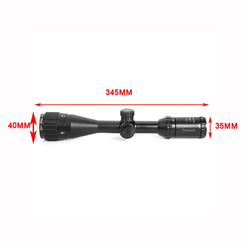 Прицел 3-9X40 AOMC охотничий прицел Открытый телескоп сетка освещение высота Блокировка ветра коллиматорный оптический прицел