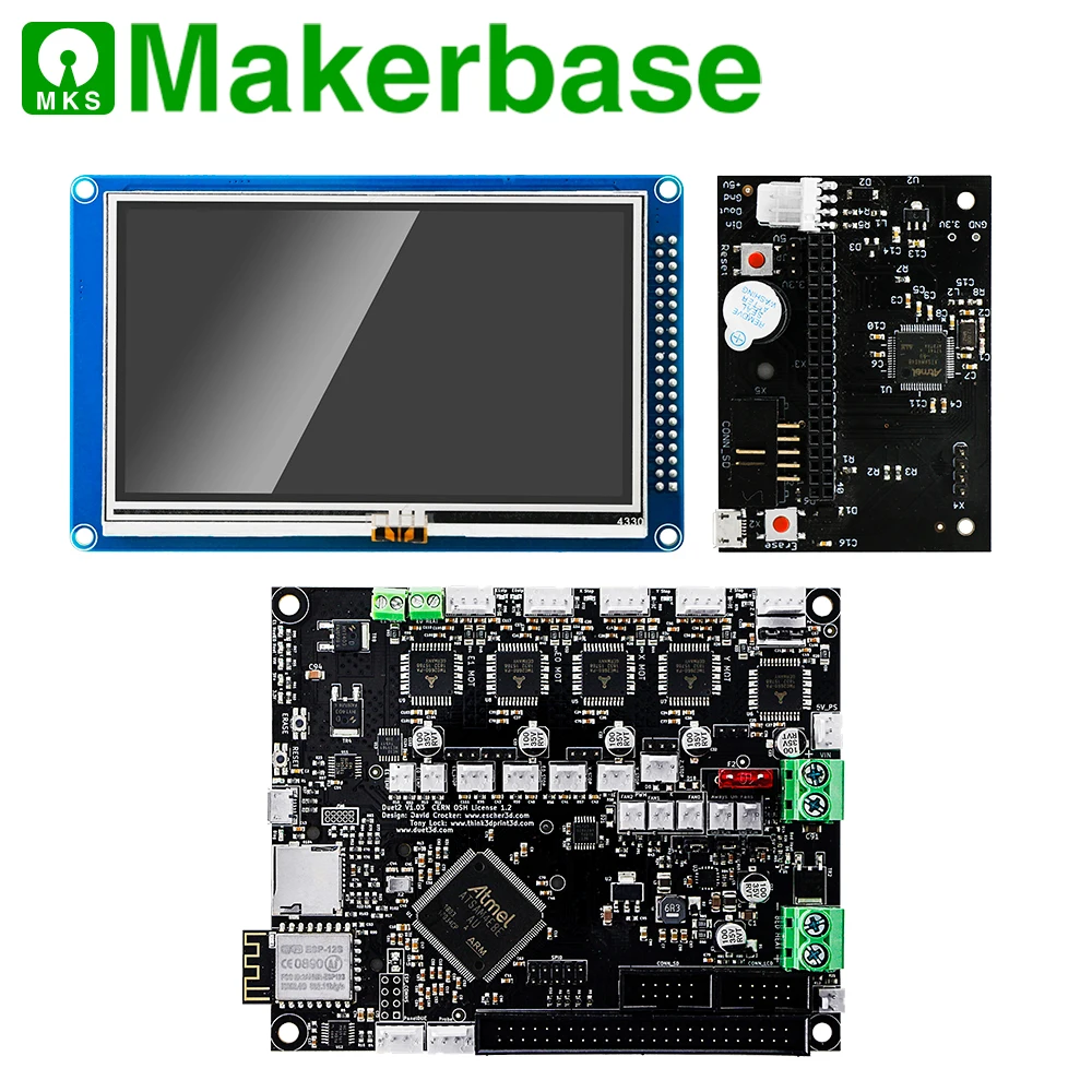Duet 2 Wifi V1.04 материнская плата Cloned Duet2 Reprap прошивка и мощная 32 битная + 7 &quotпанель из