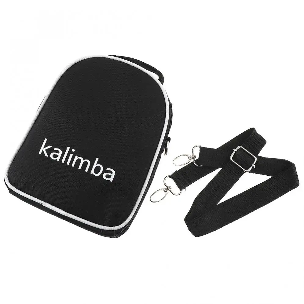 17 Keys Kalimba Single Board Mahogany Sakura Inlay Thumb Piano Set Mbira Mini Keyboard Instrument with Bag | Спорт и развлечения
