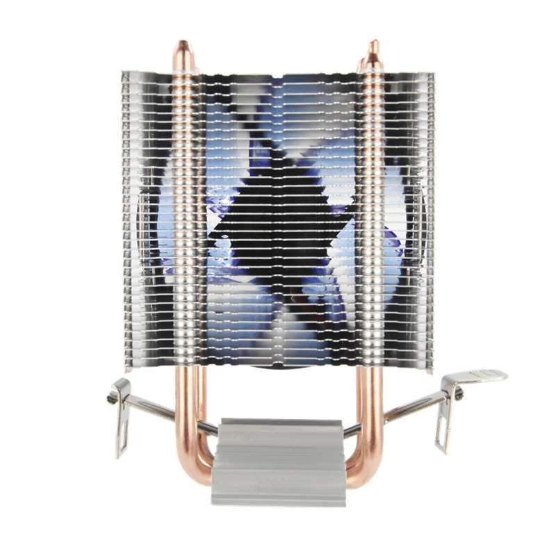 ALSEYE кулер для процессора 2 тепловой трубы cpu cooler 90мм вентилятора Intel 775/1151/1155/AMD