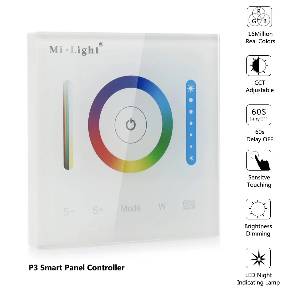 Светодиодный сенсорный контроллер панели RGB W CCT светодиодный Ной ленты. 2