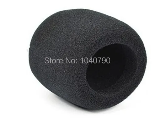 10 шт. черный ручной микрофон для сцены ветровое стекло пена чехол микрофона