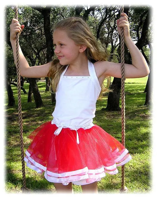 Детские юбка балетной пачки девушки юбки мини принцесса с бантом украсить