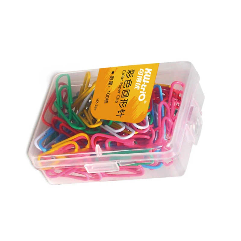 100 шт./лот Цвет Бумага клип книжка зажимы школьные маркировки расходные материалы