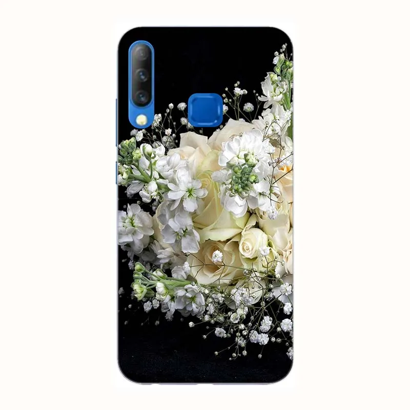 A58 Мягкий чехол для телефона Tecno Camon 11S 6," TPU чехол с принтом на заднюю панель Модный чехол с рисунком розы Fundas Para - Цвет: A58