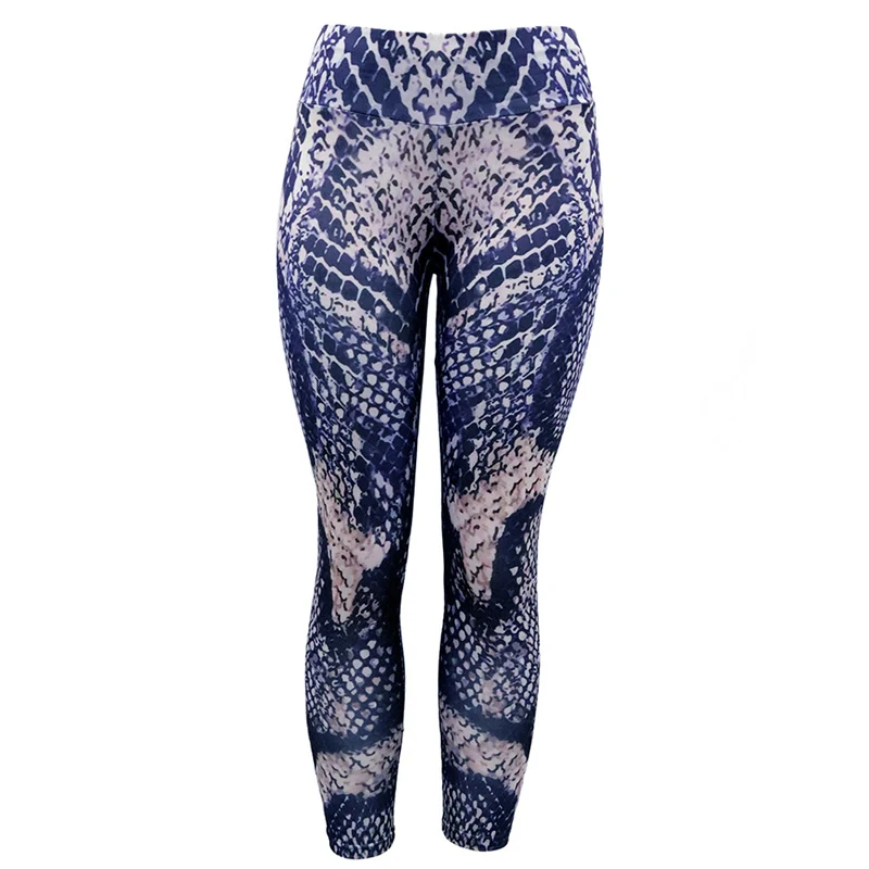 LOOZYKIT 2019 Sexy Women's Yoga Sweatpants Printed Slim Snakeskin Print Fitness leggings Female Workout Hip High Waist Pant | Спорт и