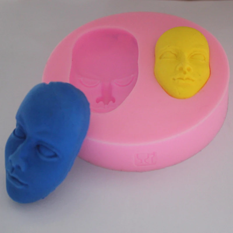 Силиконовая форма для торта 3D в виде человеческого лица | Дом и сад