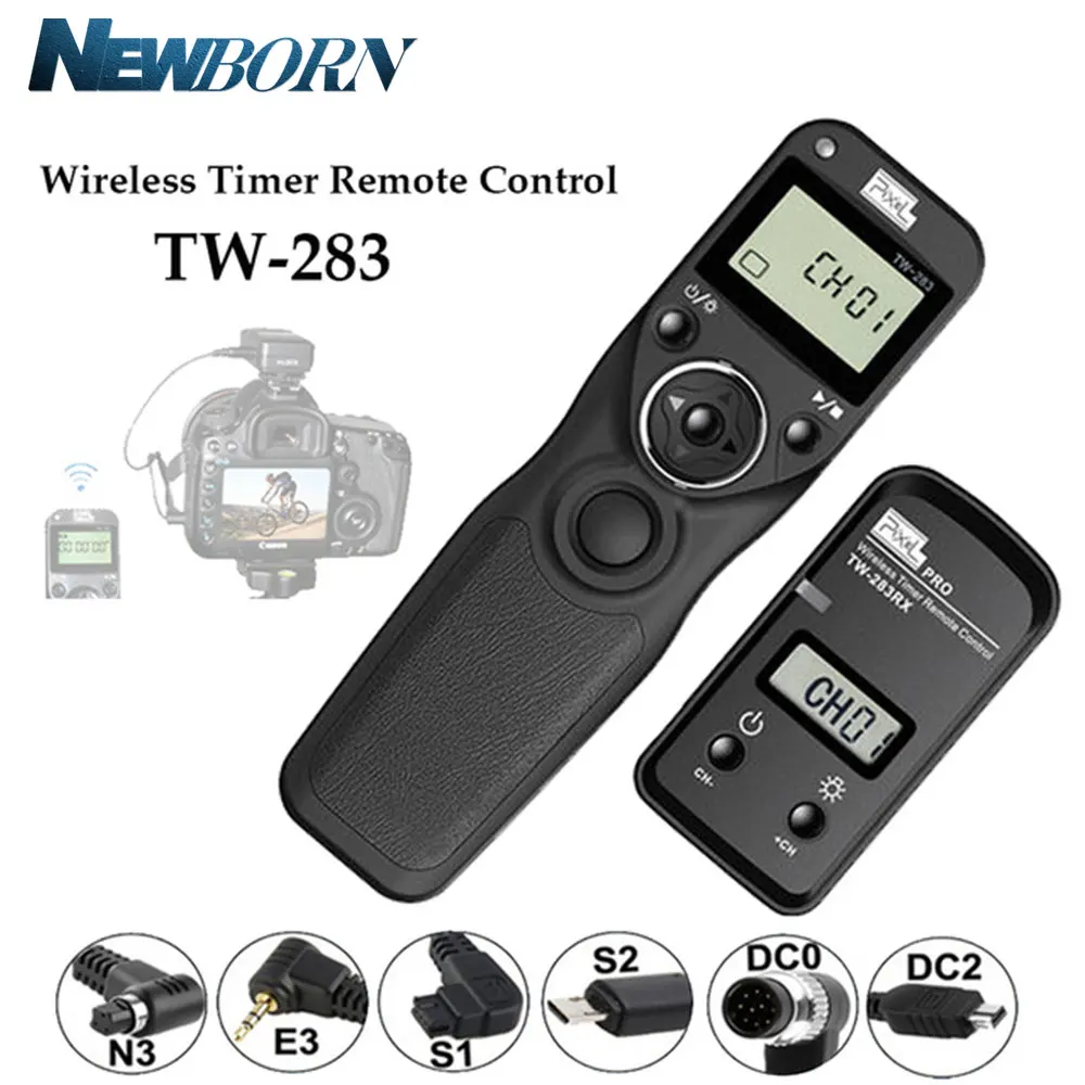 Pixel TW 283 беспроводной Таймер дистанционного управления спуском затвора (DC0 DC2 N3 E3 S1
