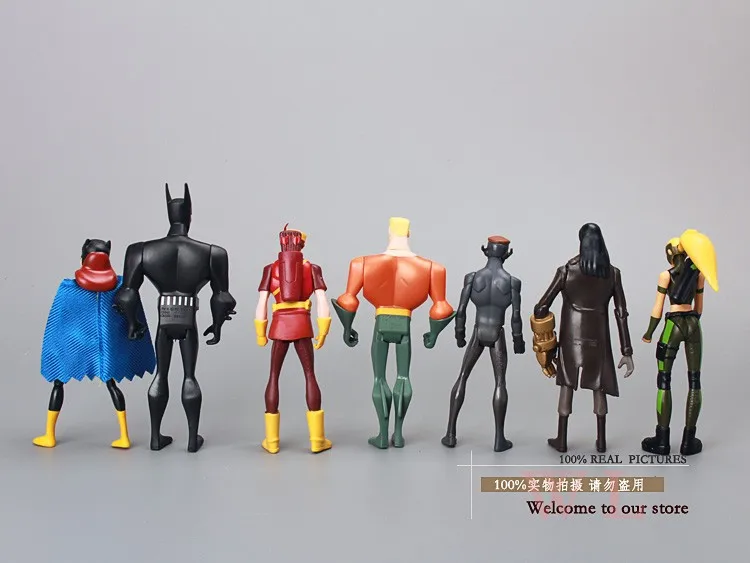 DC Comics Super Hero Супермен Зеленый Фонари вспышка Atom ПВХ Фигурки Коллекционная модель игрушки 15 шт./компл
