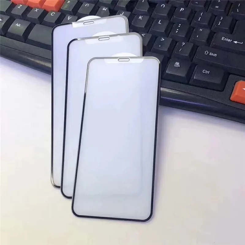 10 шт./лот без отпечатков пальцев матовое закаленное стекло для iPhone X 8 7 6S Plus защита