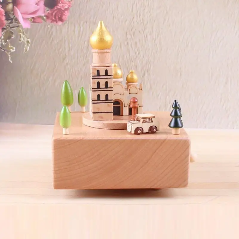 Музыкальная музыкальная шкатулка Dragon Carrusel Muziekdoos Ballerina Muzik Kutusu Carrossel Wood caja De Musica Boite