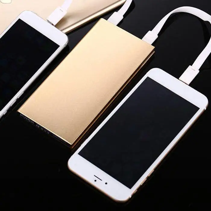 20000 мАч Внешний аккумулятор ультра-тонкий ЖК-дисплей Портативный 2 USB внешний аккумулятор зарядное устройство Внешний аккумулятор для iPhone Xiaomi huawei