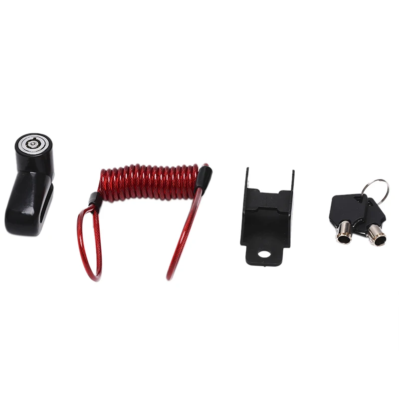 Anti-Theft Disc Brakes Lock with Steel Wire for Xiaomi Mijia M365 Electric Scooter Skateboard Wheels Brake Kickscooter | Спорт и