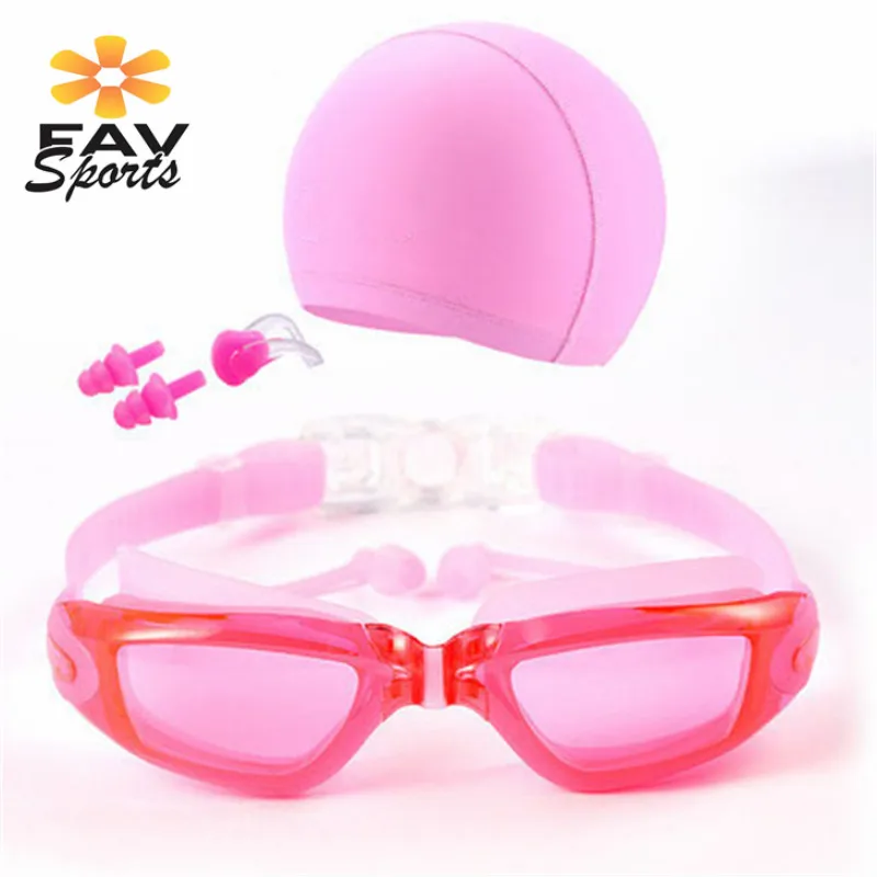 3 шт./компл. плавательные очки для близорукости HD короткие с УФ защитой от тумана