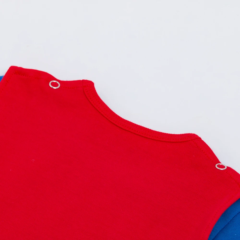 Детский Костюм Супермена для косплея теплая одежда маленьких мальчиков