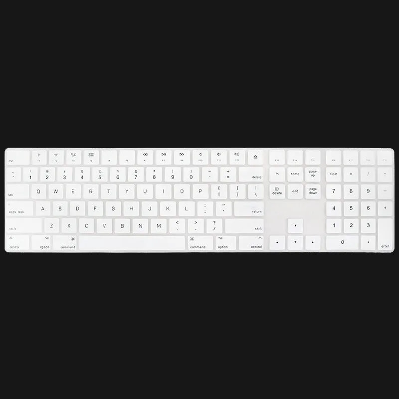 Бесплатная доставка чехол с английской клавиатурой для iMac Bluetooth клавиатура