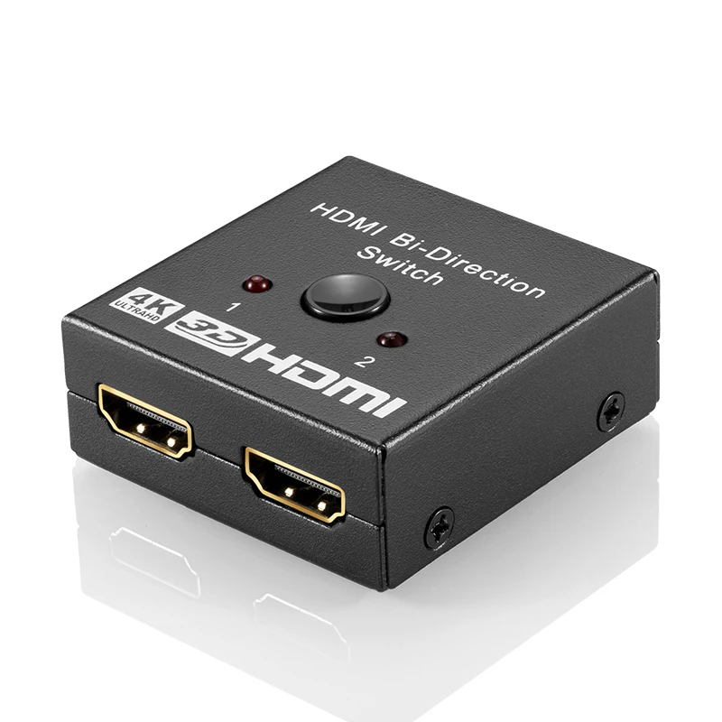 Двунаправленный переключатель 4K HDMI с 2 портами 1x2/2x1 сплиттер порты Sup Ultra HD 1080P 3D HDR