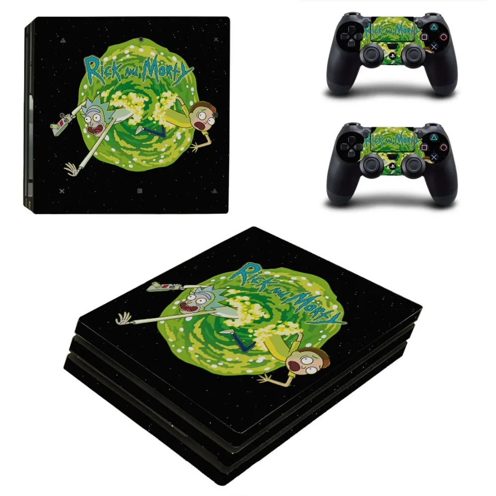 Рик и Морти PS4 Pro контроллер кожи Стикеры ps 4 виниловые наклейки vinilo Pegatinas Обложка