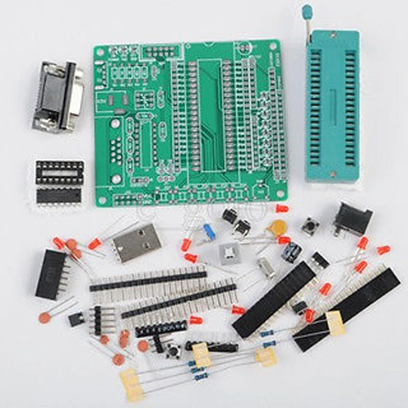C51/AVR Совет По Развитию Микроконтроллер Обучения Доска DIY Kit Набор STC89C52 MCU