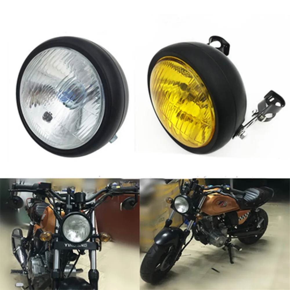 Винтажная черная фара для мотоцикла Honda CG125 MT125 XL125 XL175 XL250 XL350|honda motorcycle|xl125 hondahonda xl125