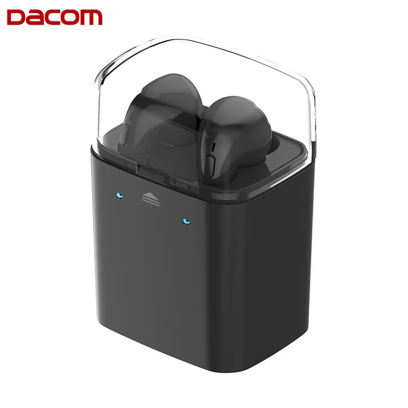 Черные Bluetooth наушники Dacom GF7TWS Tws спортивные мононаушники или стереогарнитура с
