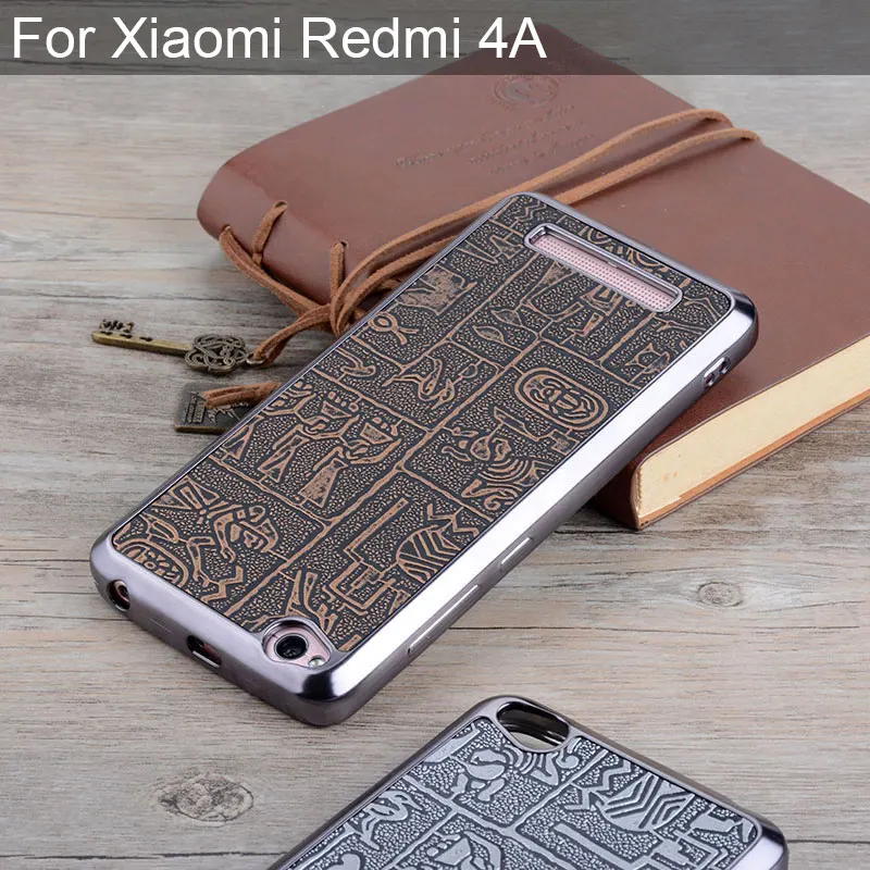 Кожаный чехол в винтажном стиле для Xiaomi Redmi 4A с мягким силиконовым чехлом|skin styles|skin leatherskin case cover |