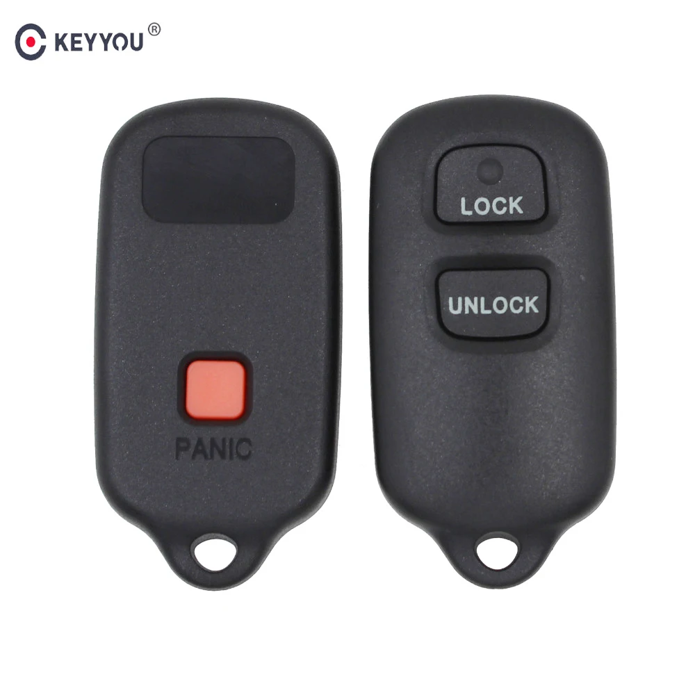 Чехол для ключа KEYYOU с дистанционным управлением 2 + 1 3 кнопки Toyota RAV4 Avalon Camry Solara Fob