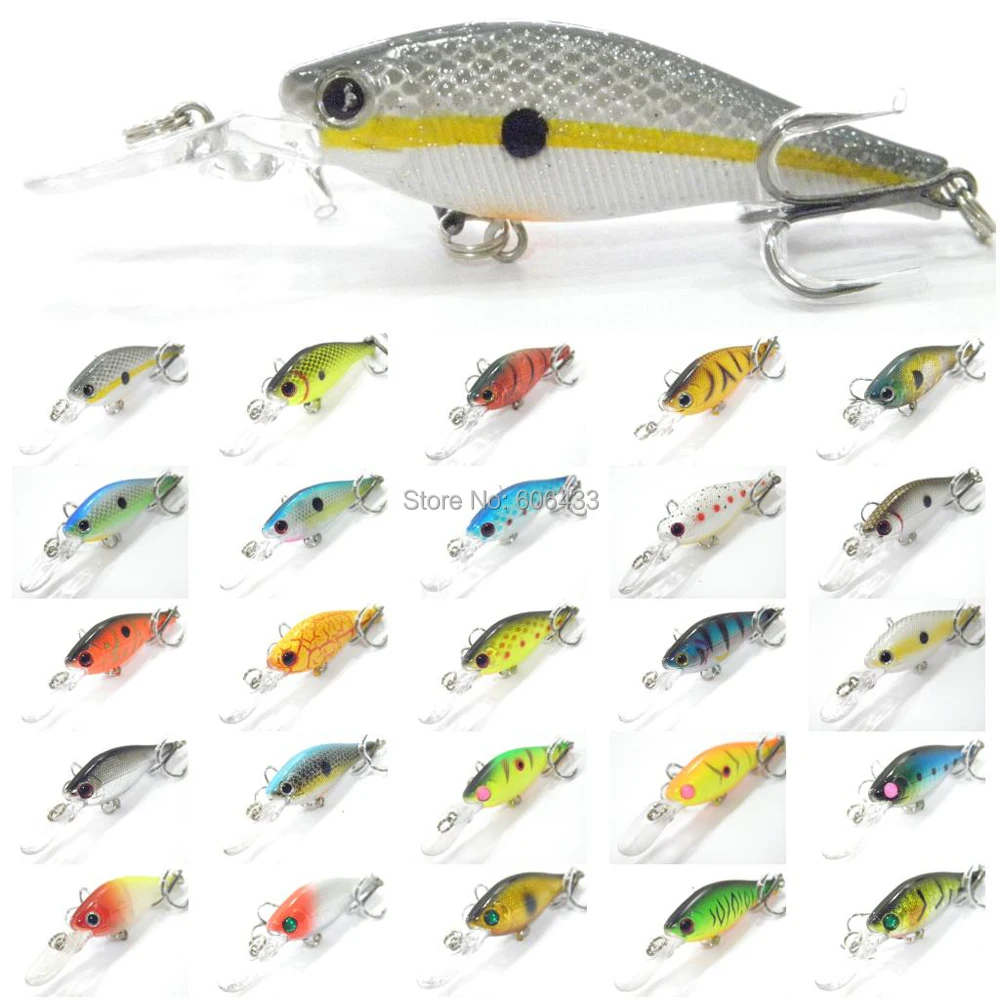 

10PCS Fishing Fish Crank Minnow lure Lures hook Crankbaits artificial bait 8.5cm/7.5g Free shipping