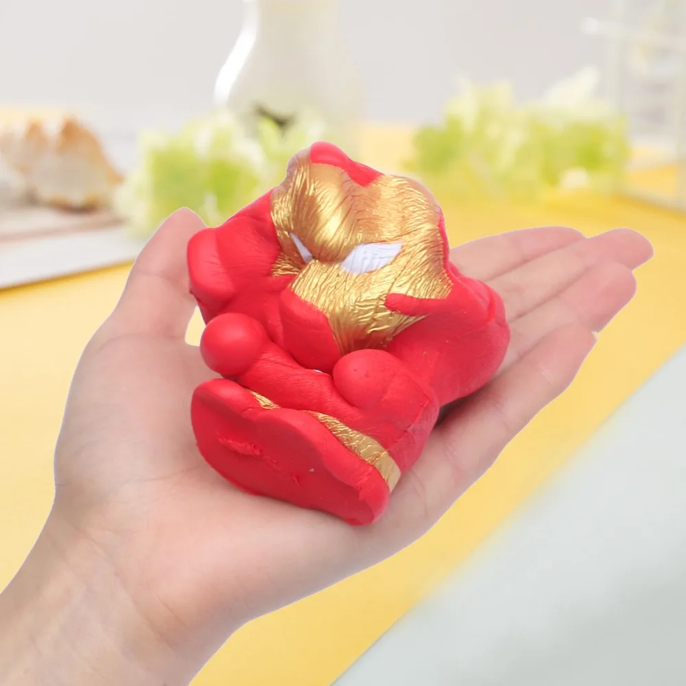 Squishy Аниме Железный человек Капитан Америка паук замедлить рост Squeeze Игрушка Jumbo
