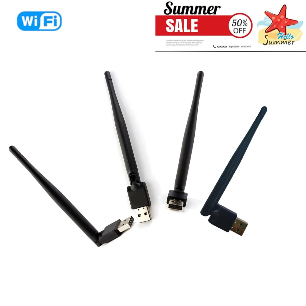 Vmade Wi Fi Беспроводной сетевая карта USB 2 0 150 м 802 11 b/g/n Сетевой адаптер с поворотная