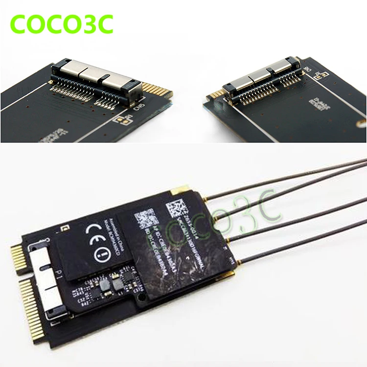 Мини PCIe карты беспроводных Wi Fi Mini pci e к 3G сетевой адаптер bcm94360cd/bcm94331cd модуль для
