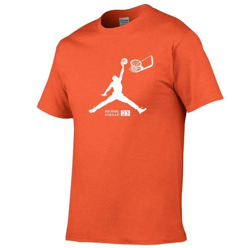 2019 новая брендовая горячая Распродажа Новая футболка Jordan 23 принт Мужская s Swag